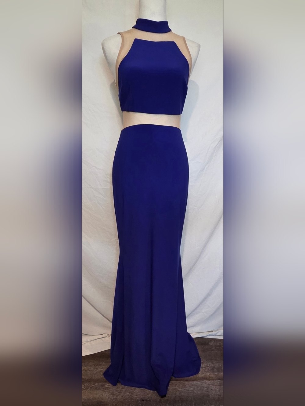 *NWT* Betsy & Adam Cobalt Blue Evening Dress